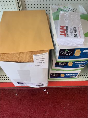 Envelope Lot Misc Sizes/Types