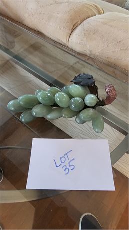 Oriental Hard-stone/Jade Color Grapes