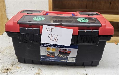 Keter Tool Tote with Mixed Hand Tools