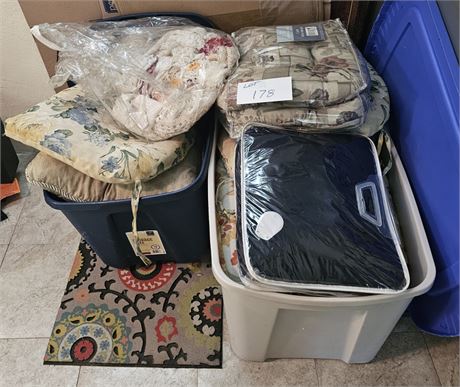 Mixed Cushions- Sizes, Style & Maker Vary