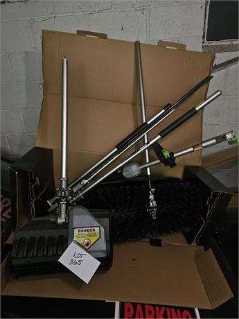 EGO Power Multi-Head System 22" Bristle Brush & Other Attachment's