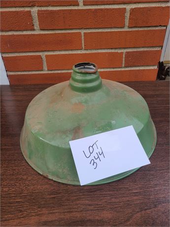 Green Metal Industrial Light Shade