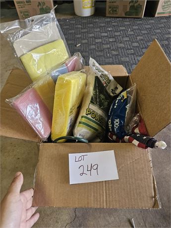 Misc Mixed Lot- Lounge Covers, Flags, Straps & More