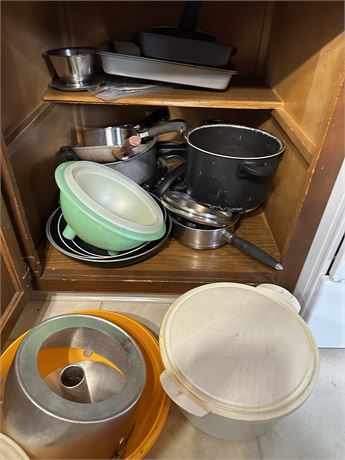 Kitchen Cabinet Clean Out