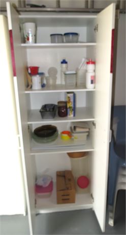 Storage Cabinet & Contents