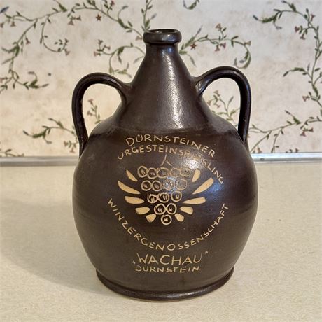 Vintage LM Stoob Austria Stoneware Pottery Wine Jug