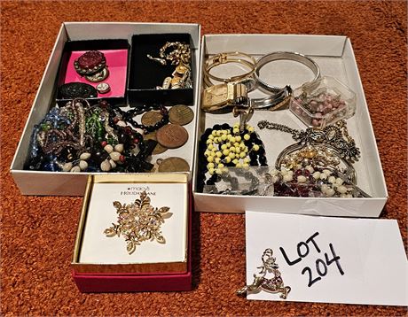 Mixed Jewelry- Victorian Brooches, Rosaries, Necklaces & More