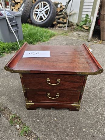 Wood & Metal Trim Storage Box