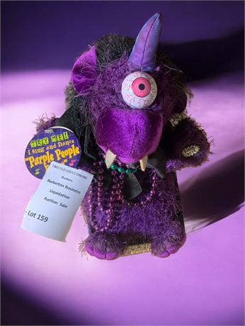 One Eyed One Horned Flying Purple People Eater Plush Toy - Sings & Dances