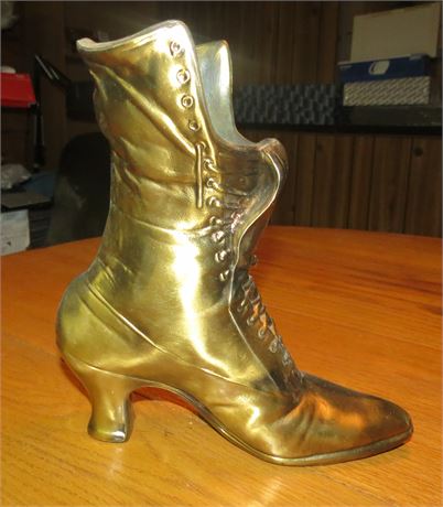 Brass Boot Planter