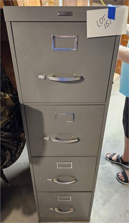 Anderson HIckey Metal Grey File Cabinet