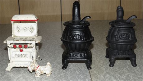 Dollhouse Size Cast Iron Stoves