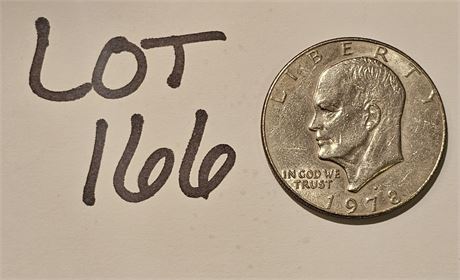 1978 D Eisenhower Dollar- Error Strike Filled In "D"