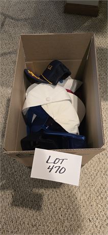 Large Box Of Mixed Trucker/Ball Caps- Company Advertising, States & Amusement Tr