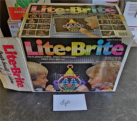 1990 LiteBrite Set In Box