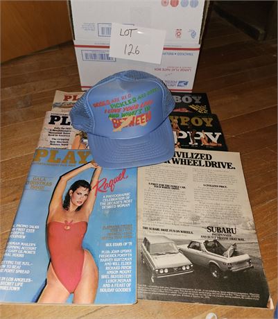 Mixed 1970's Playboy Magazines