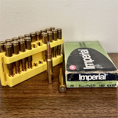 iVi Imperial 7mm (7 x 57) AMMO - 20 Rounds