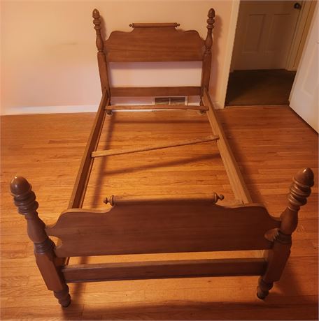 Twin Wooden Bed Frame 2 of 2