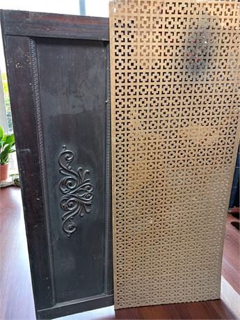 Architectural Salvage For Art or Repurposing - Vintage Lot of 2