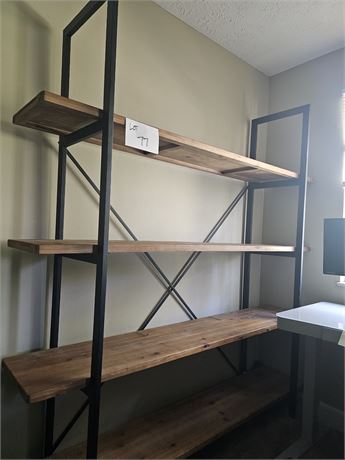 All Modern Wooden and Metal Book Shelf