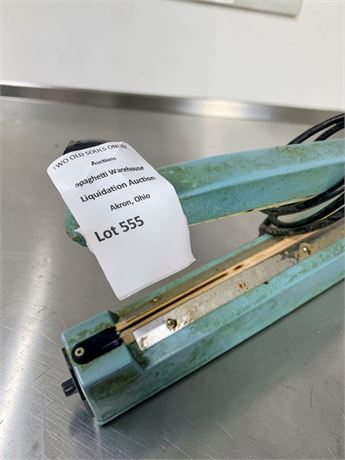 Uline Tabletop Impulse Sealer (Model H-306)