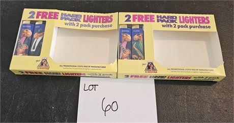 Vintage Joe Camel Lighters With Original Box