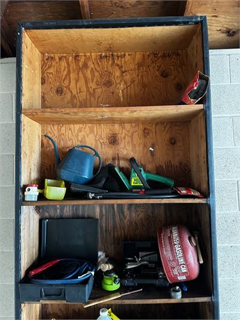 Garage Shelf Contents