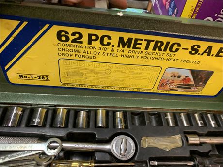 Socket Set 62 Pieces