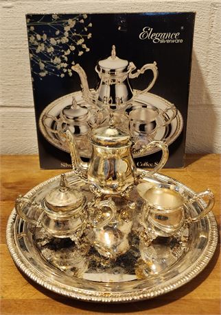 Silver Plated 3 pc Child Coffee Set