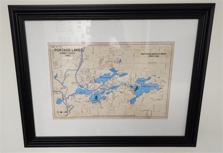 Portage Lakes Map