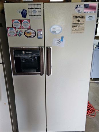 G.E. Side By Side Refrigerator