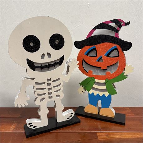 Lighted Halloween Decorations - 13”T