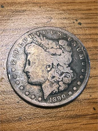 1890 Morgan Silver Dollar Mint Mark CC Carson City (Rare)