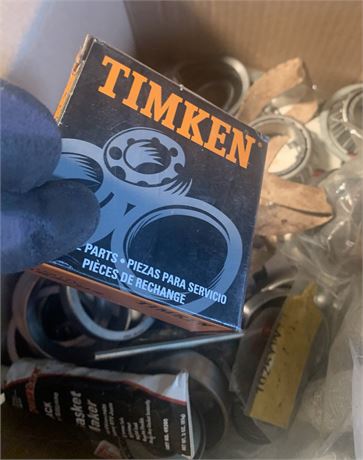 Automotive Lot - Timken Bearing & Misc Cups, Cones, Grease Seals