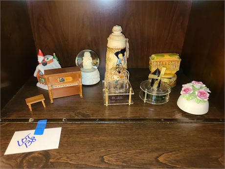 Mixed Music Box Lot: Japan / MSR / Dept. 56 & More