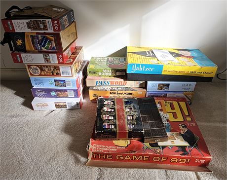 Mixed Board Games & Puzzles