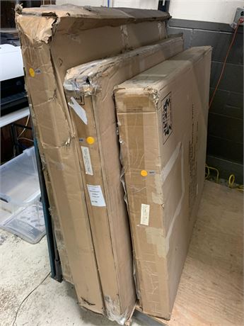 Modern Sleep, Mainstays Bed Frame AND Box Spring Sets Lot of 4