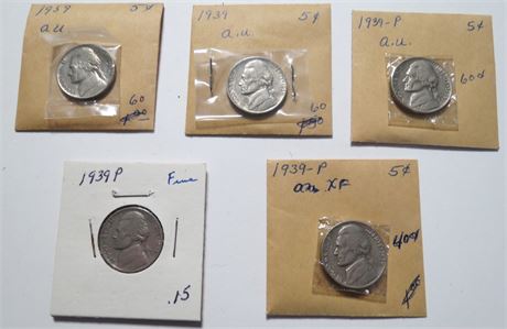 1939-P Nickels