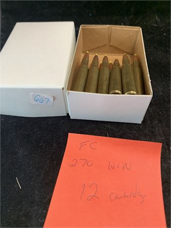 FC 270 Winchester - 12 Cartridges