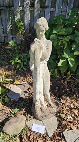 Concrete Greek Lady Garden Statue