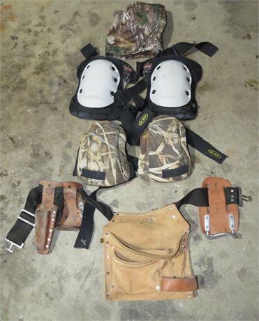 Knee Pads, Tool Belt