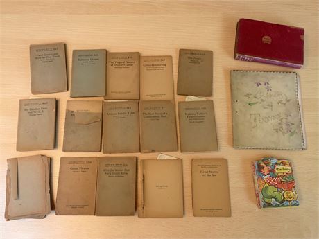 1920s Little Blue Books Classic Literature Booklets Publisher E Haldeman-Julius
