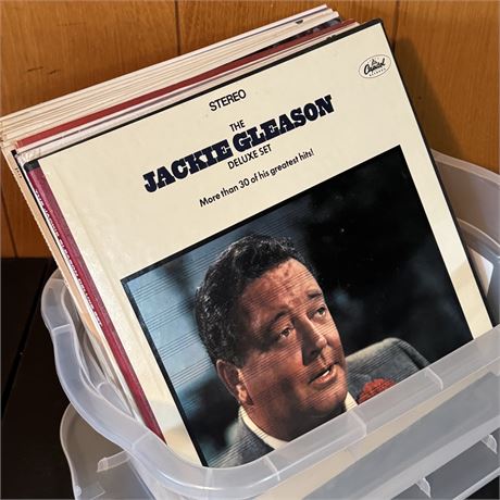 Nice Collection of Vintage Jackie Gleason Vinyl Records