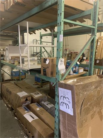 Metal Pallet Shelving - 1 Section, 2 Shelves