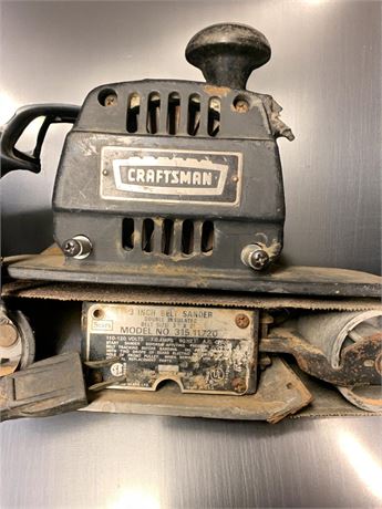 Craftsman Double Insulated 3" Belt Sander Model 315.11720