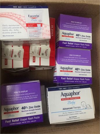 Aquaphor Zinc Oxide Baby Diaper Rash Ointment Lot