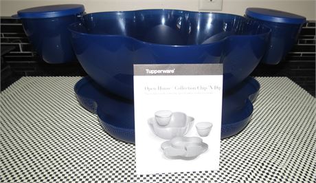 Tupperware Chip 'N Dip Bowl Set