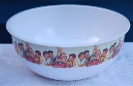 Vintage Coca-Cola Melamine Mixing Bowl