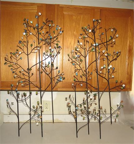 Decorative Metal & Stone Trees