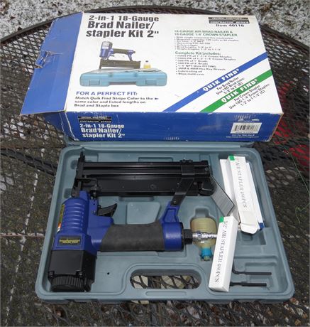 Central Pneumatic Brad Nailer/Stapler